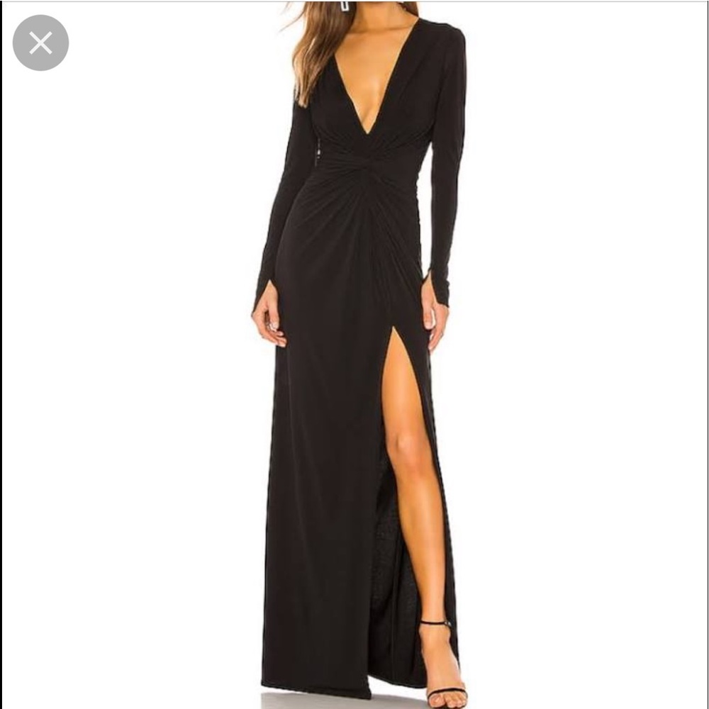 In a mood dress by Katie May in black. Revolve